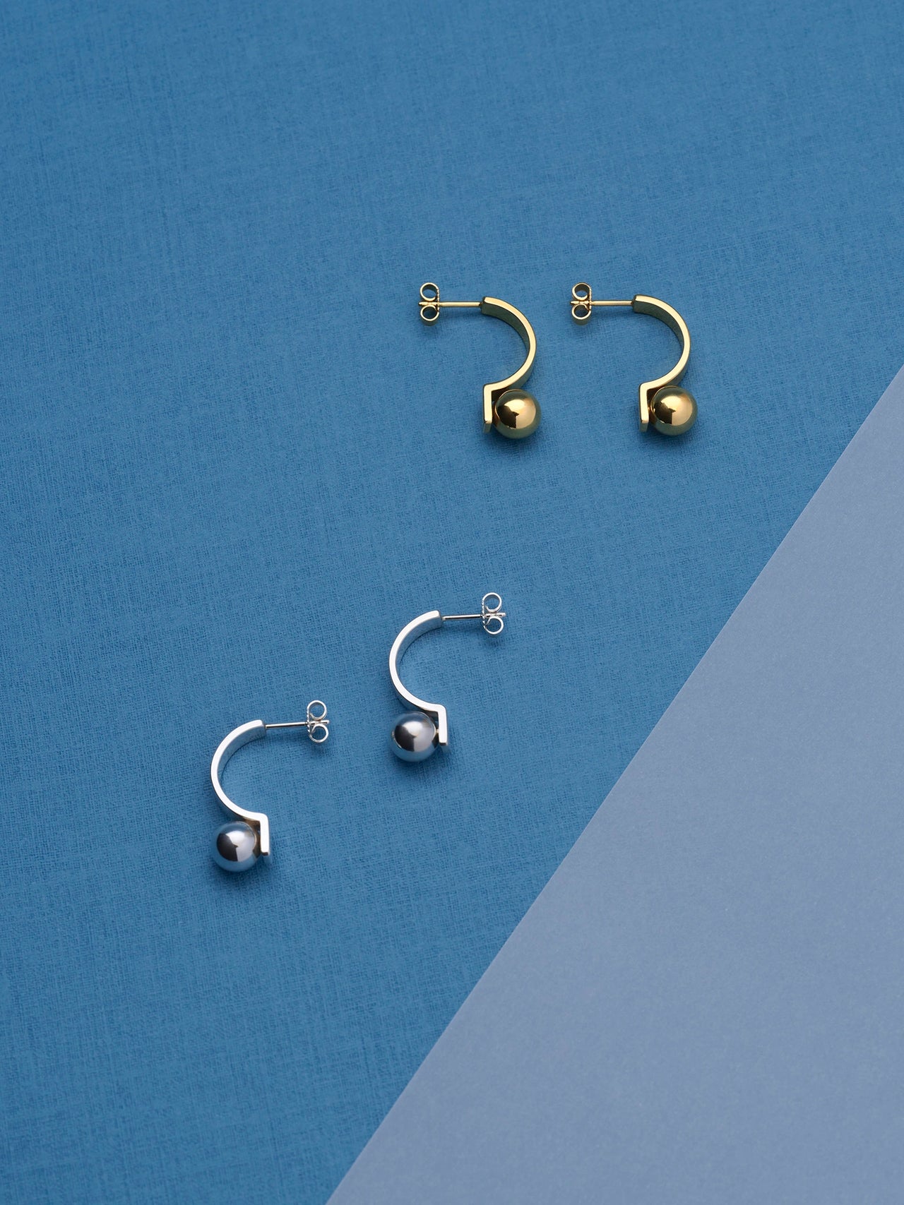 DOUBLE SPHERE earrings